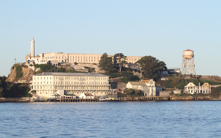 Birding... I mean fishing... around Alcatraz Photo by Bill Hubick.