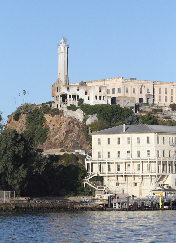 Birding... I mean fishing... around Alcatraz Photo by Bill Hubick.