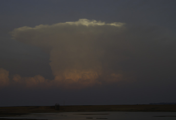 Approaching weather... Photo by Bill Hubick.